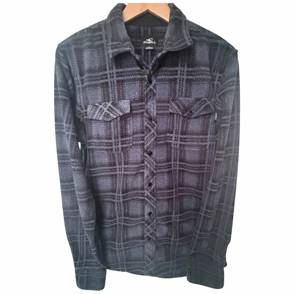 O'Neill Superfleece Plaid Fleece Shirt Mens S